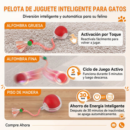 Pelota Inteligente Antiestrés  para Gatos